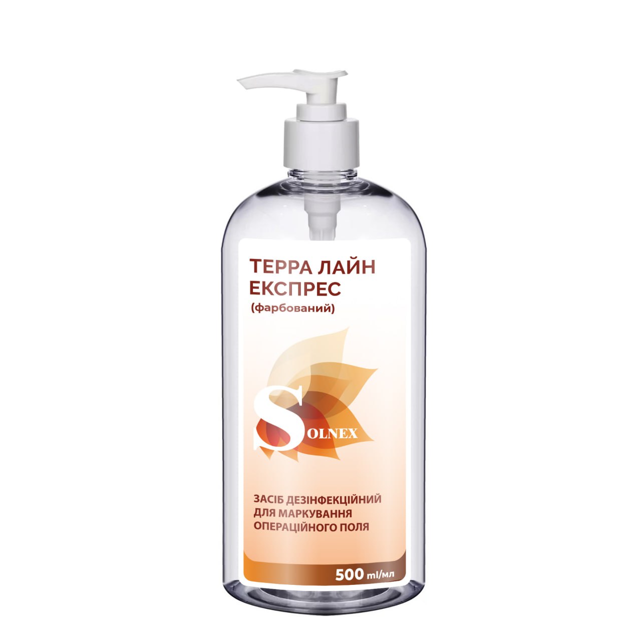 Дезінфекційний засіб "ТЕРРА ЛАЙН ЕКСПРЕС", фарбований, 500 мл